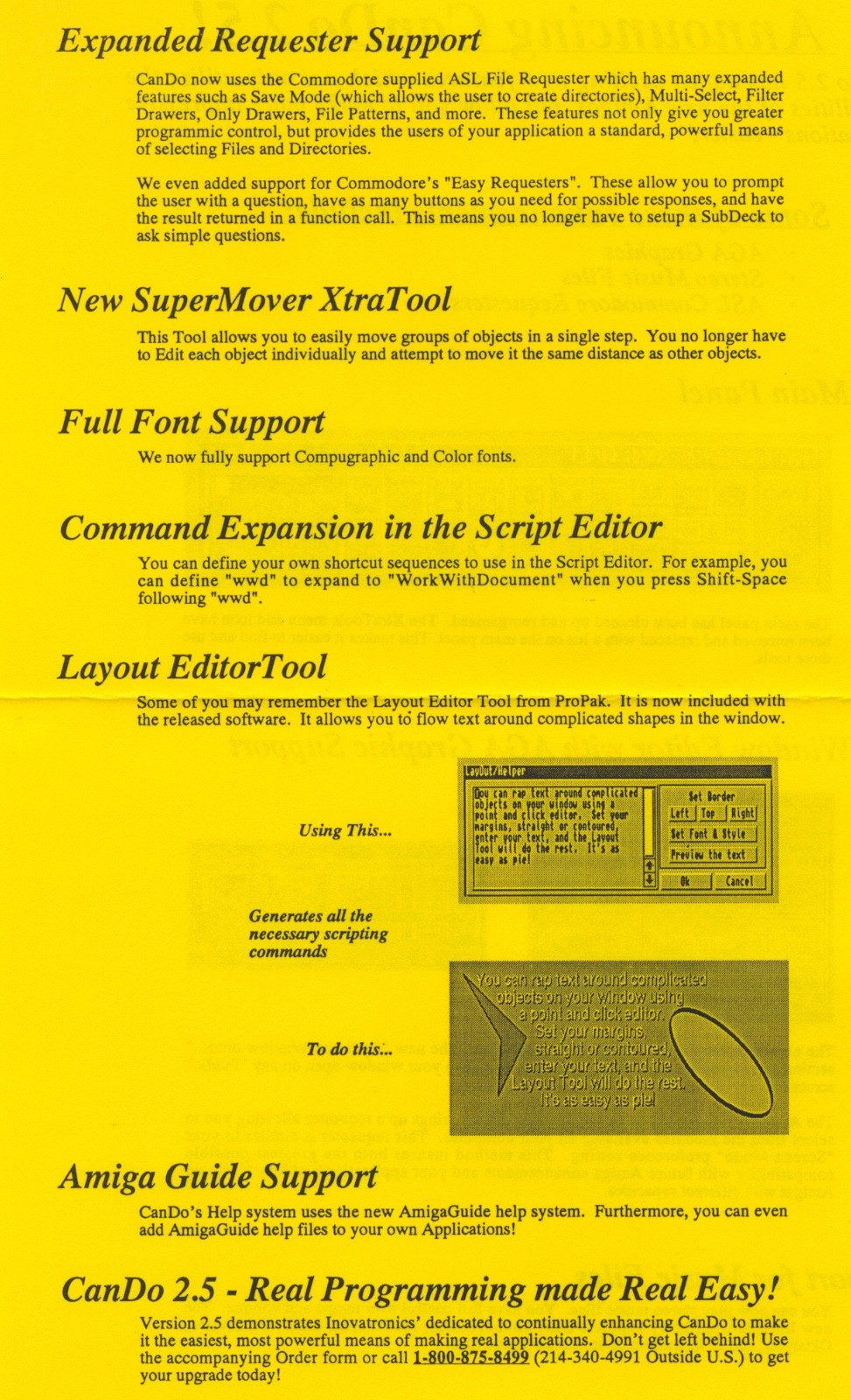 CanDo v2.51 Multimedia Application Authoring System ©1993 for Amiga - ECS/AGA