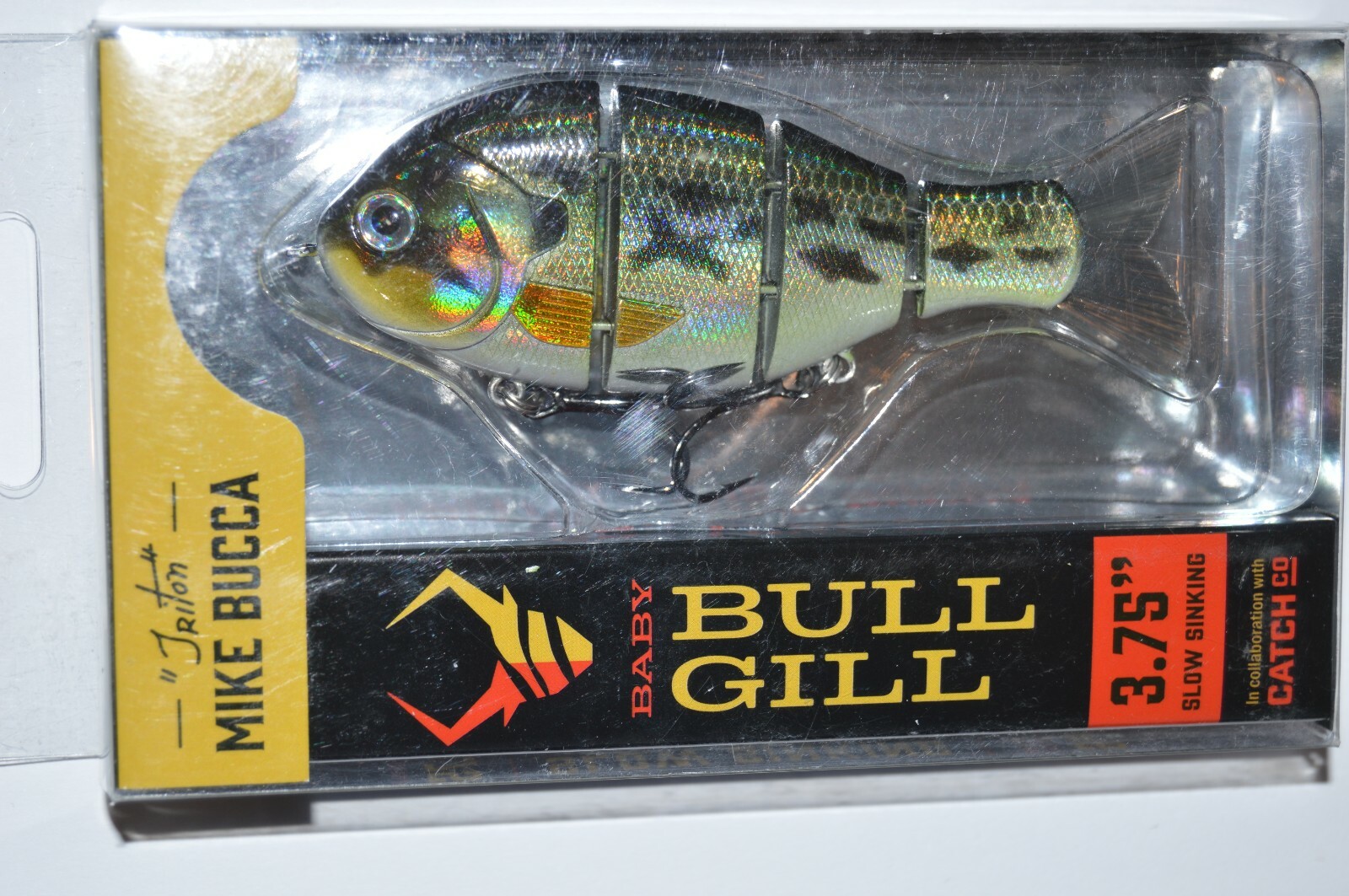 Catch co mike bucca's baby bull gill swimbait 3.75" slow sinking baby bass