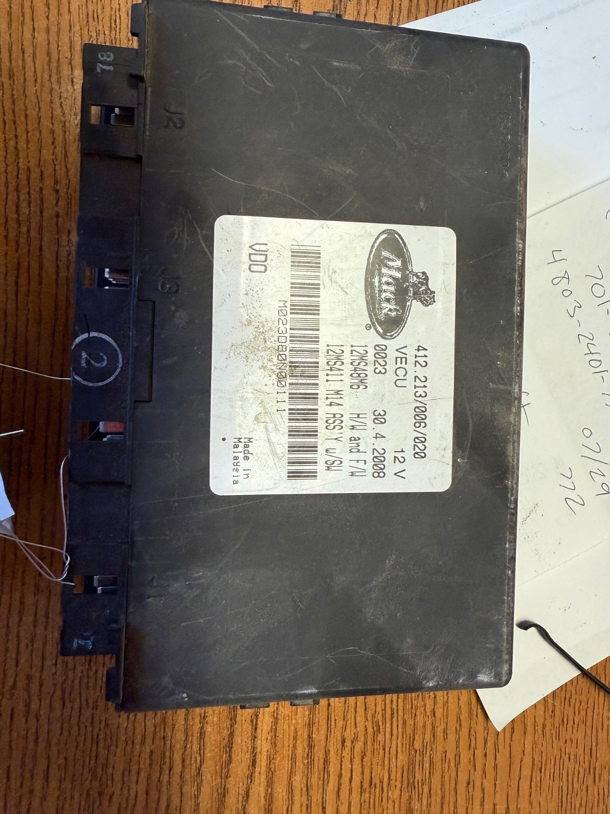 Mack vecu cab control module 12ms48m6 12ms411