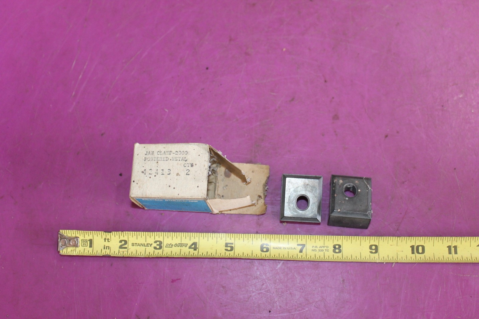 Box of Two (2) Jaw Clamps for Curtis 2000. Part 42413. See pic