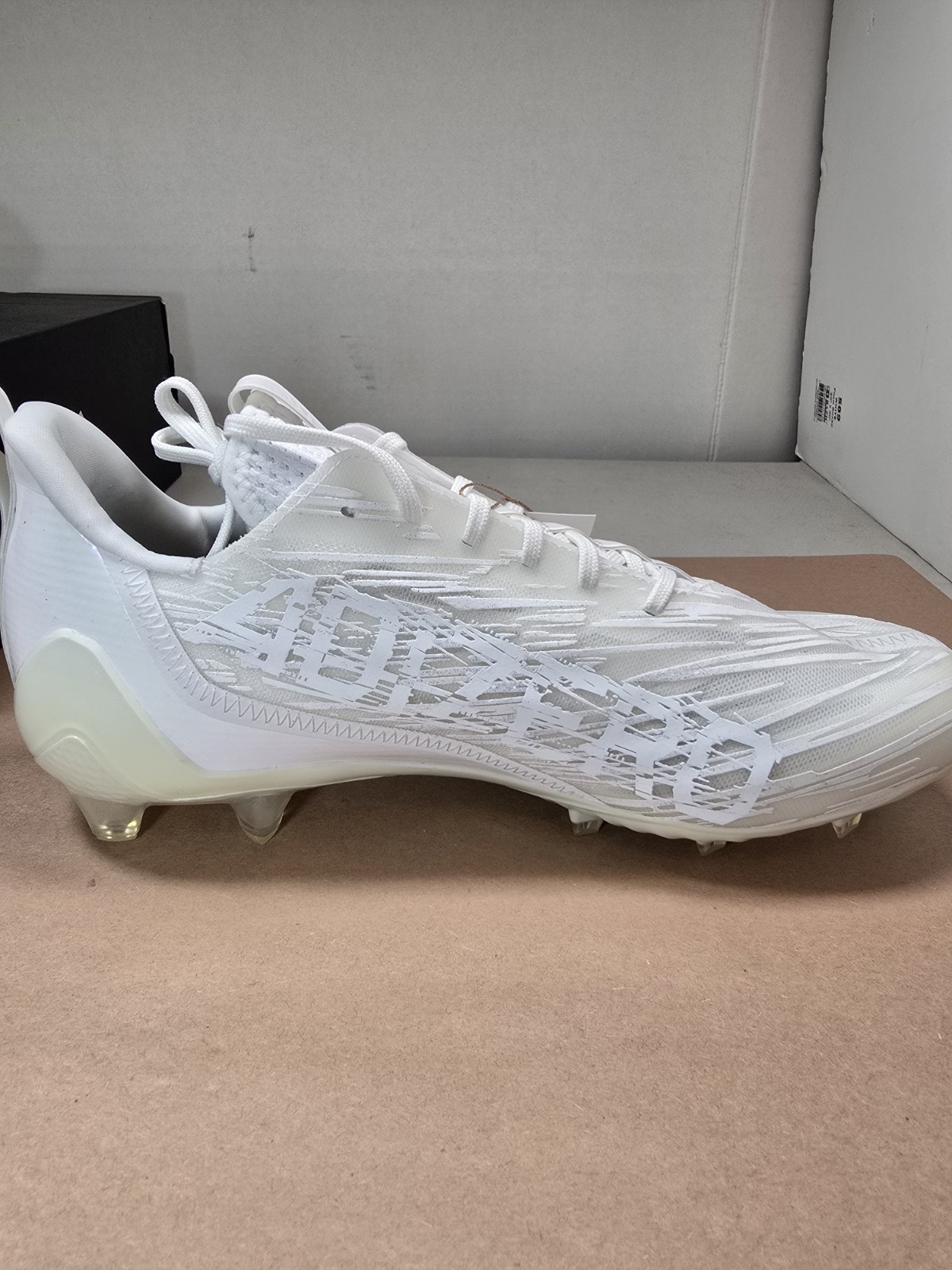 Size 11 ADIDAS Adizero Men's Football Cleats Triple White GX5413