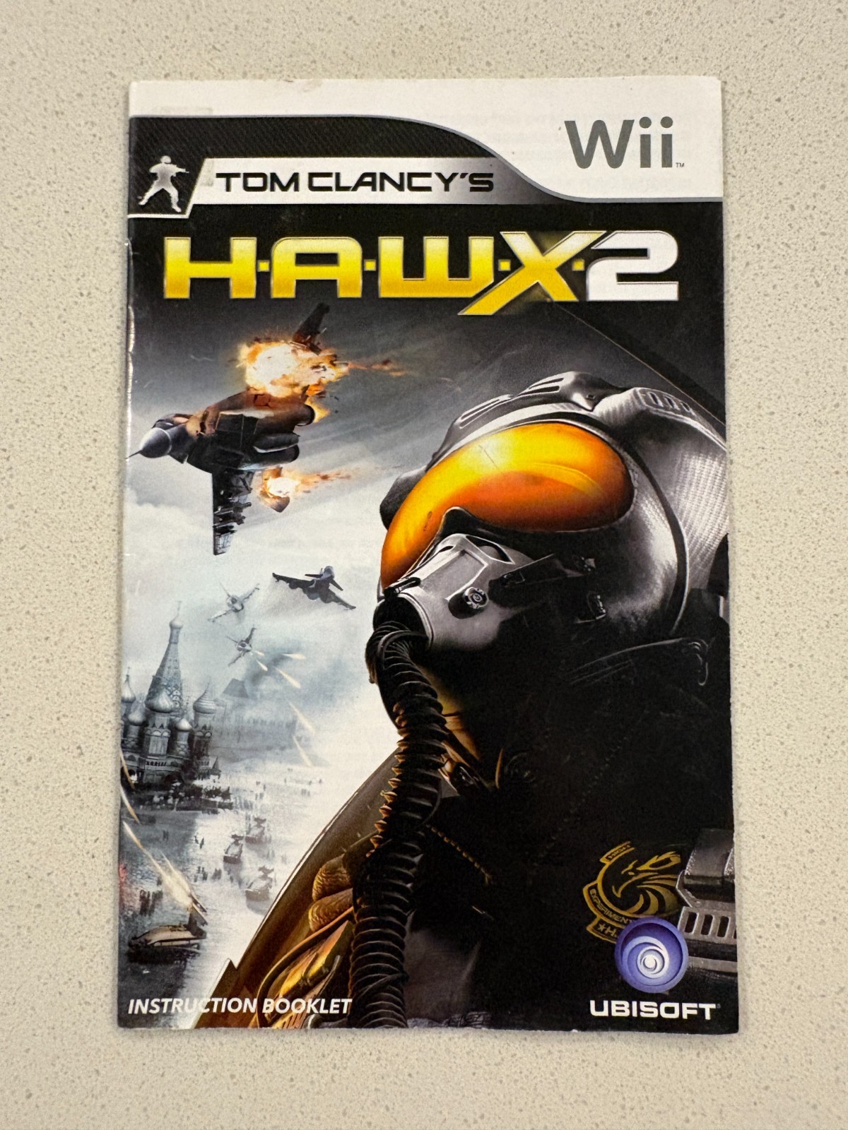 HAWX 2 TOM CLANCYS - NINTENDO WII - INSTRUCTION MANUAL