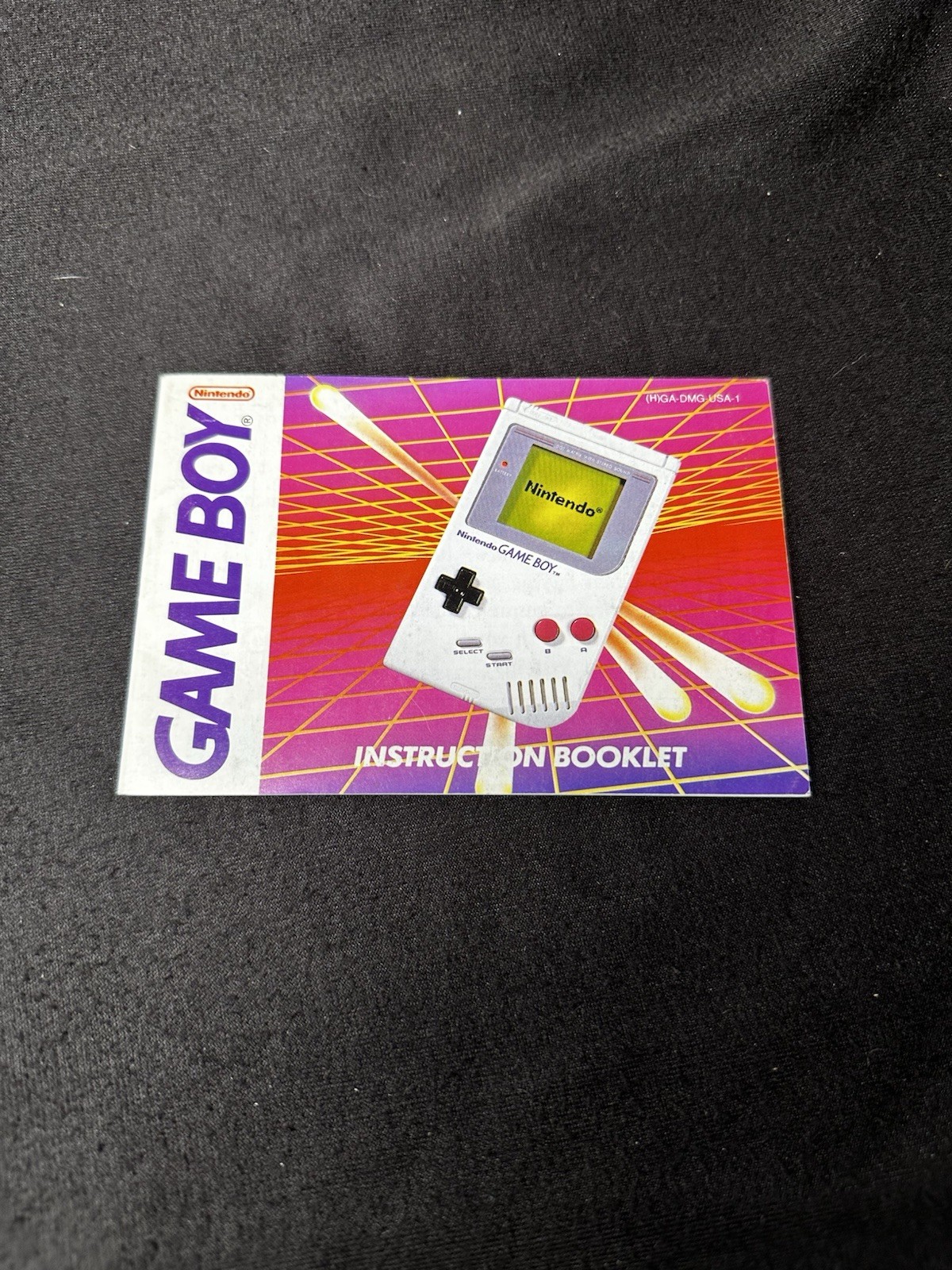 Original Gameboy Instruction Booklet