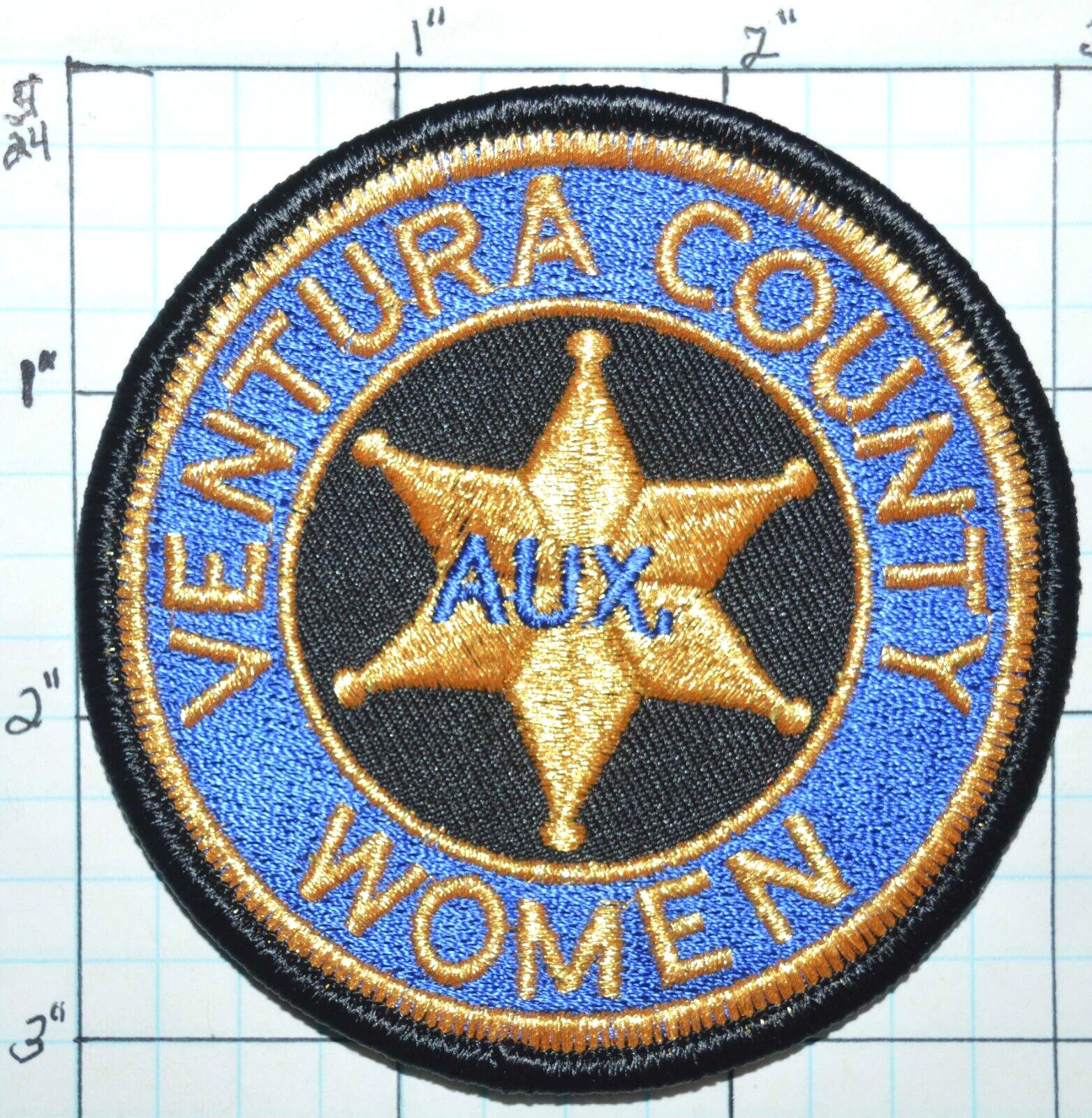 CALIFORNIA, VENTURA COUNTY WOMEN AUXILIARY POLICE DEPT REPLICA? PATCH