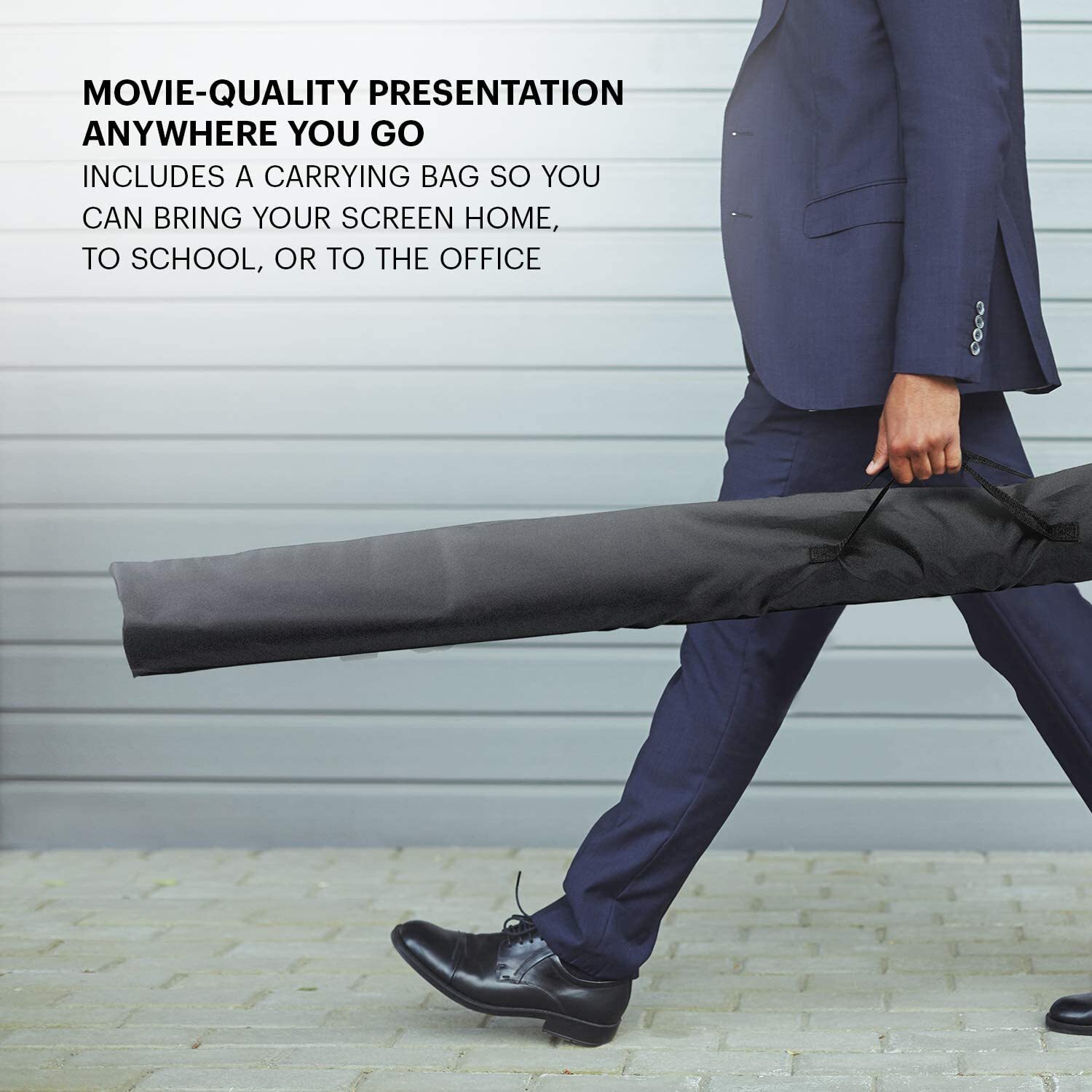 Kodak 100" Portable Projector Screen w/ Stand & Lightweight Carry Bag