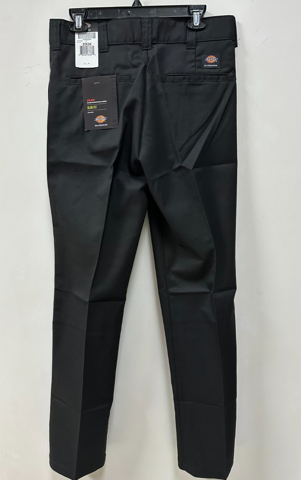 Dickies Men's Pants, Flex Slim Fit, Black
