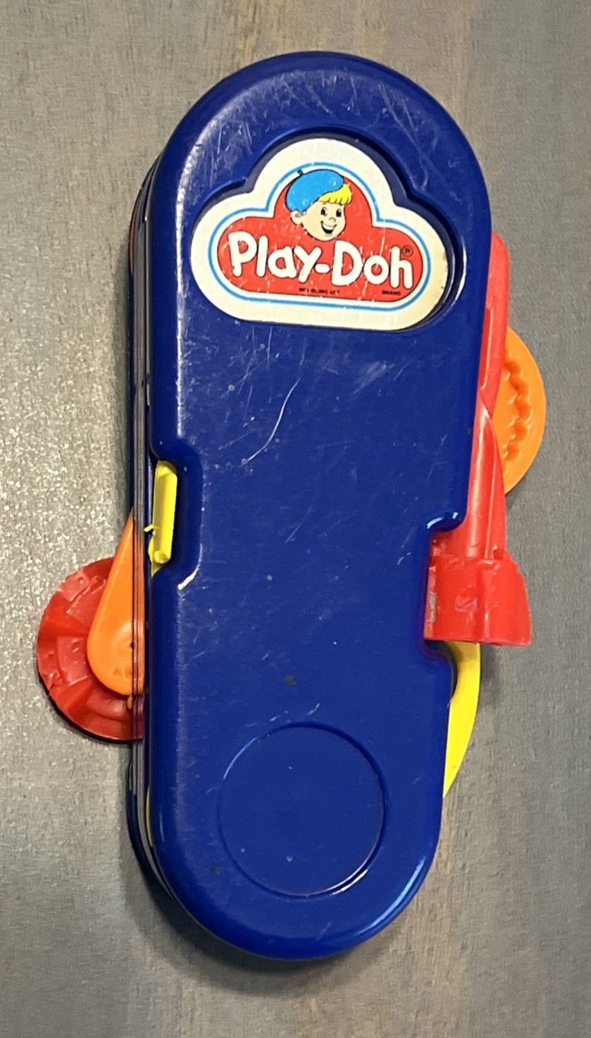 Play-Doh Vintage 1987 Fun Cutter Swiss Army Knife Play Dough Multi Tool Toy Vtg