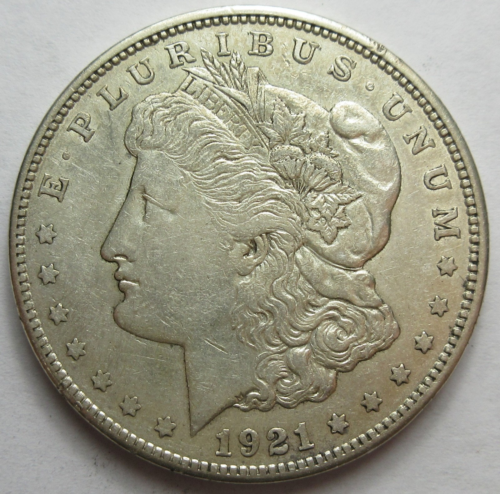 1921-S Silver Morgan Dollar -AU- (#428J)