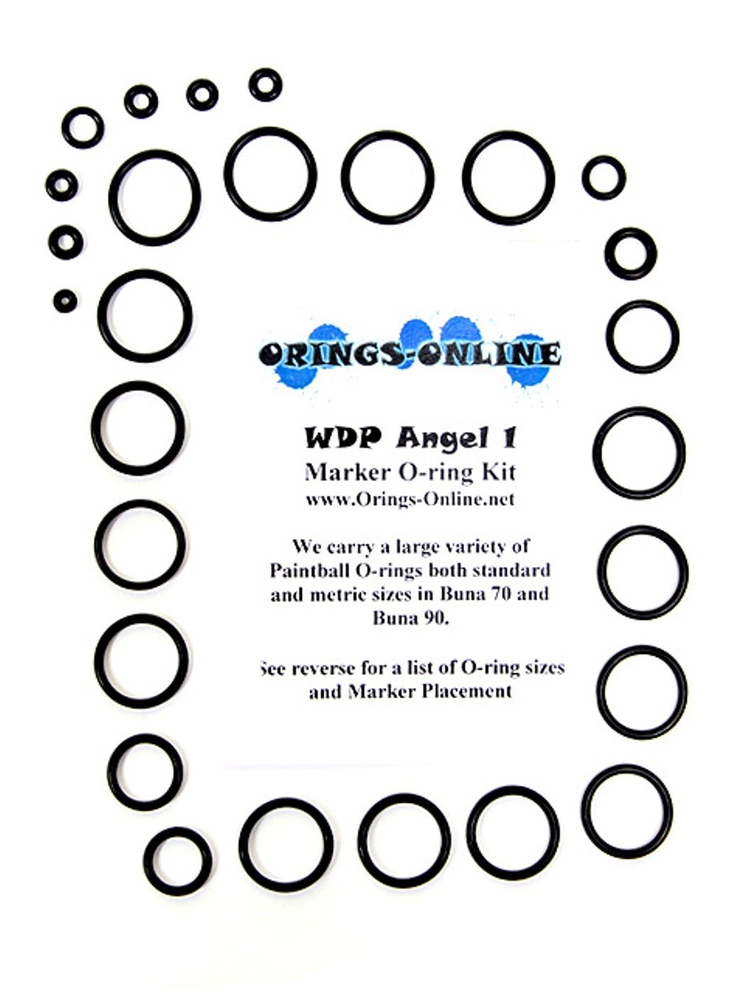 WDP Angel 1 /  Angel1 Paintball Marker O-ring Oring Kit x 2 rebuilds / kits