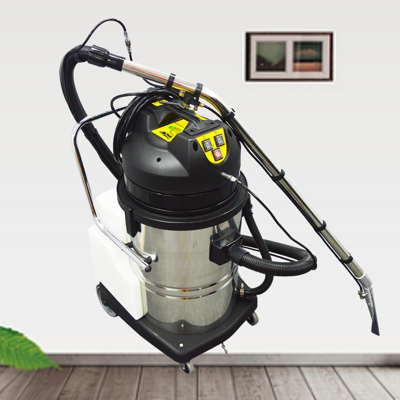 80L Commercial 3 in 1 Carpet Spraying/ Wahsing/Drying Machine 110V 2000W