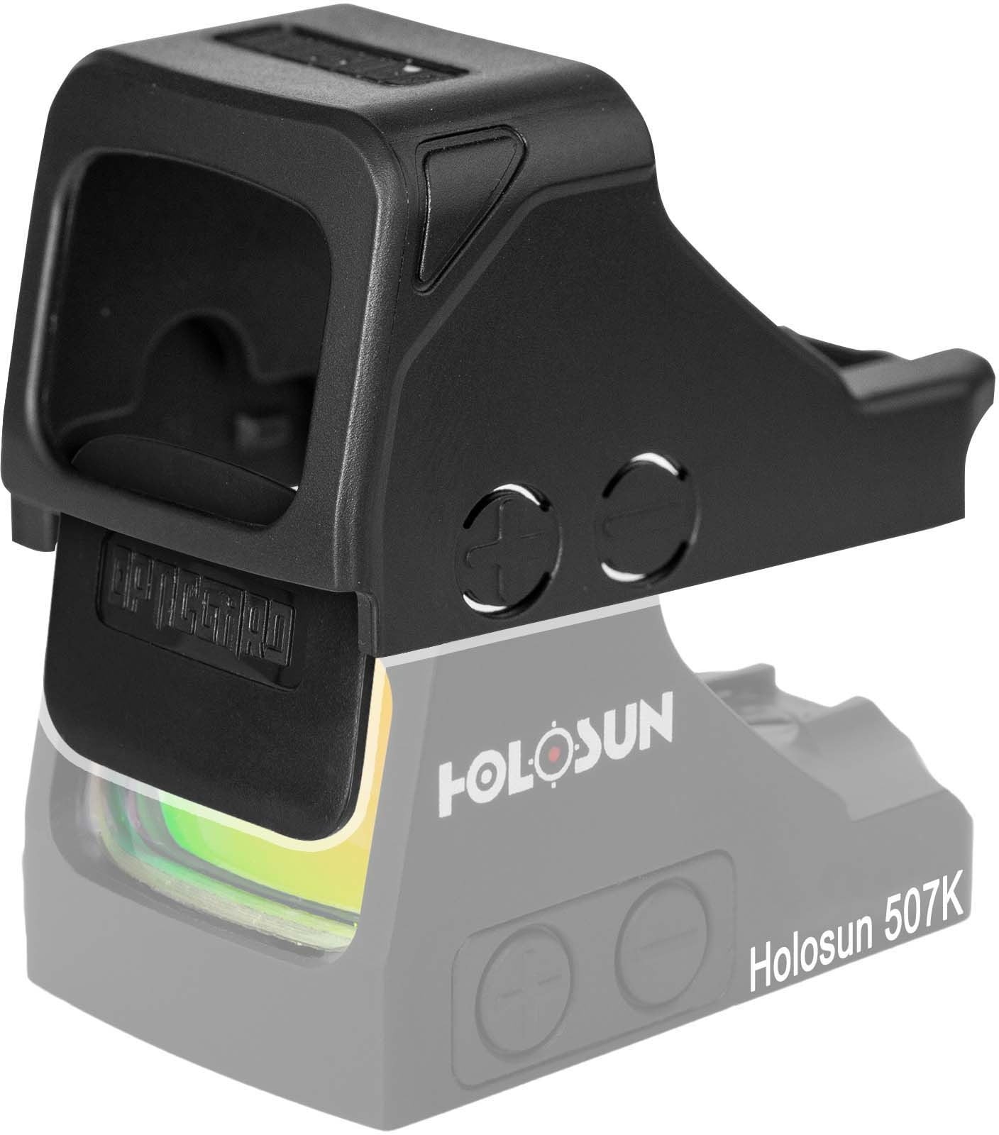 OpticGard Scope Cover for Holosun 507K-X2/407K-X2, Black , OGH507K02