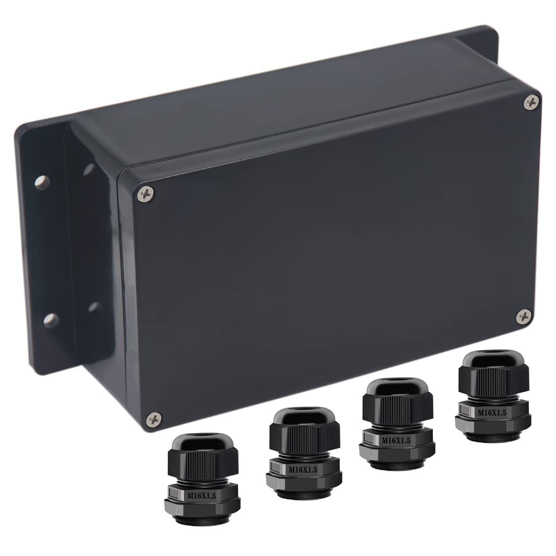 Junction Box IP65 Waterproof ABS Plastic Electrical Project Case Power Junction