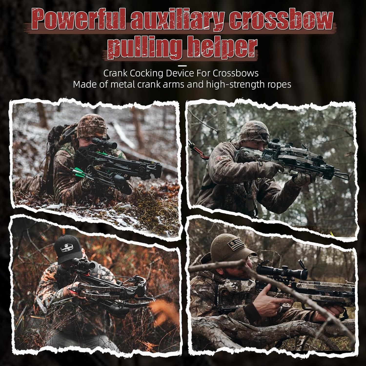 Upgraded BAR20020 Crank Cocking Device for Crossbow, Compatible with Barnett Cro