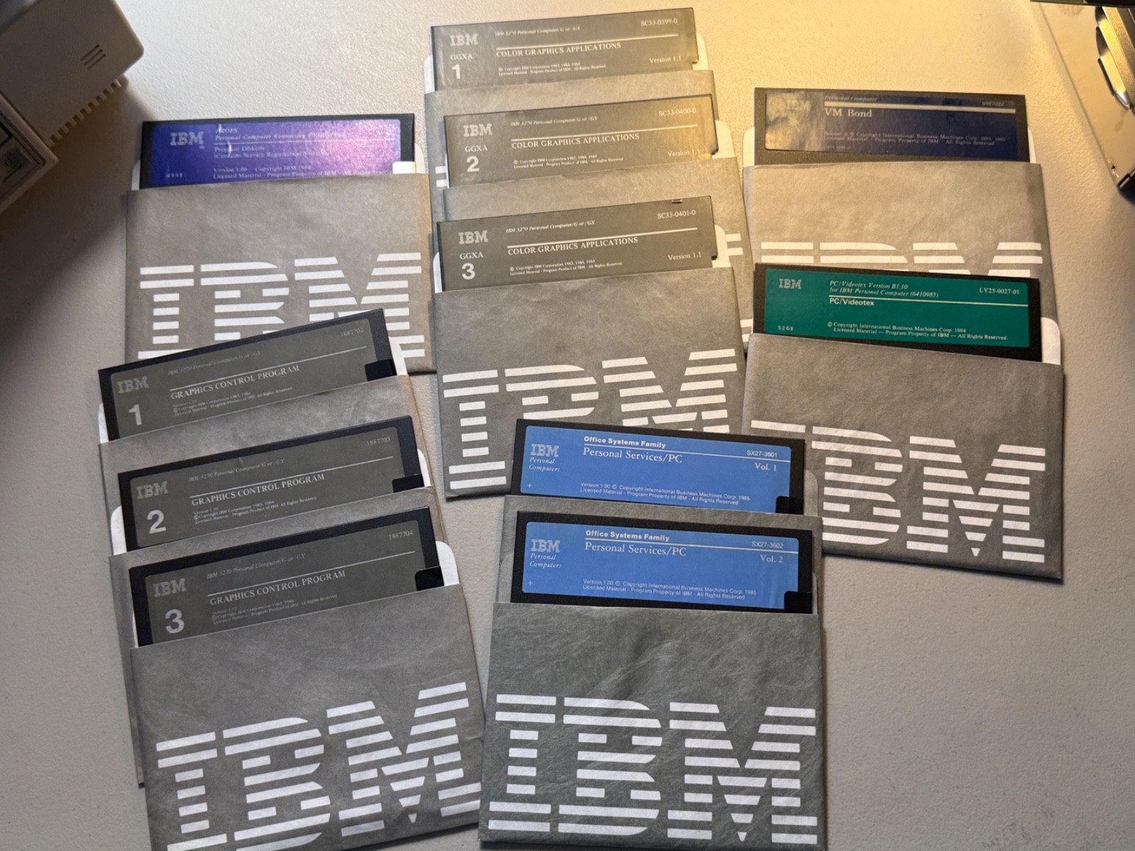 Vintage IBM 3270 PC Workstation Software Mega-Bundle - 7-Set Master Archive