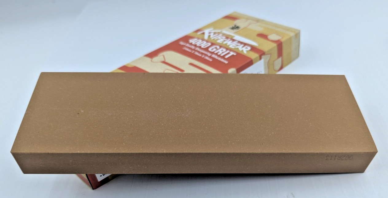 Knifewear 4000 Grit High Quality Sharpening Whetstone Signed by Kevin Kent