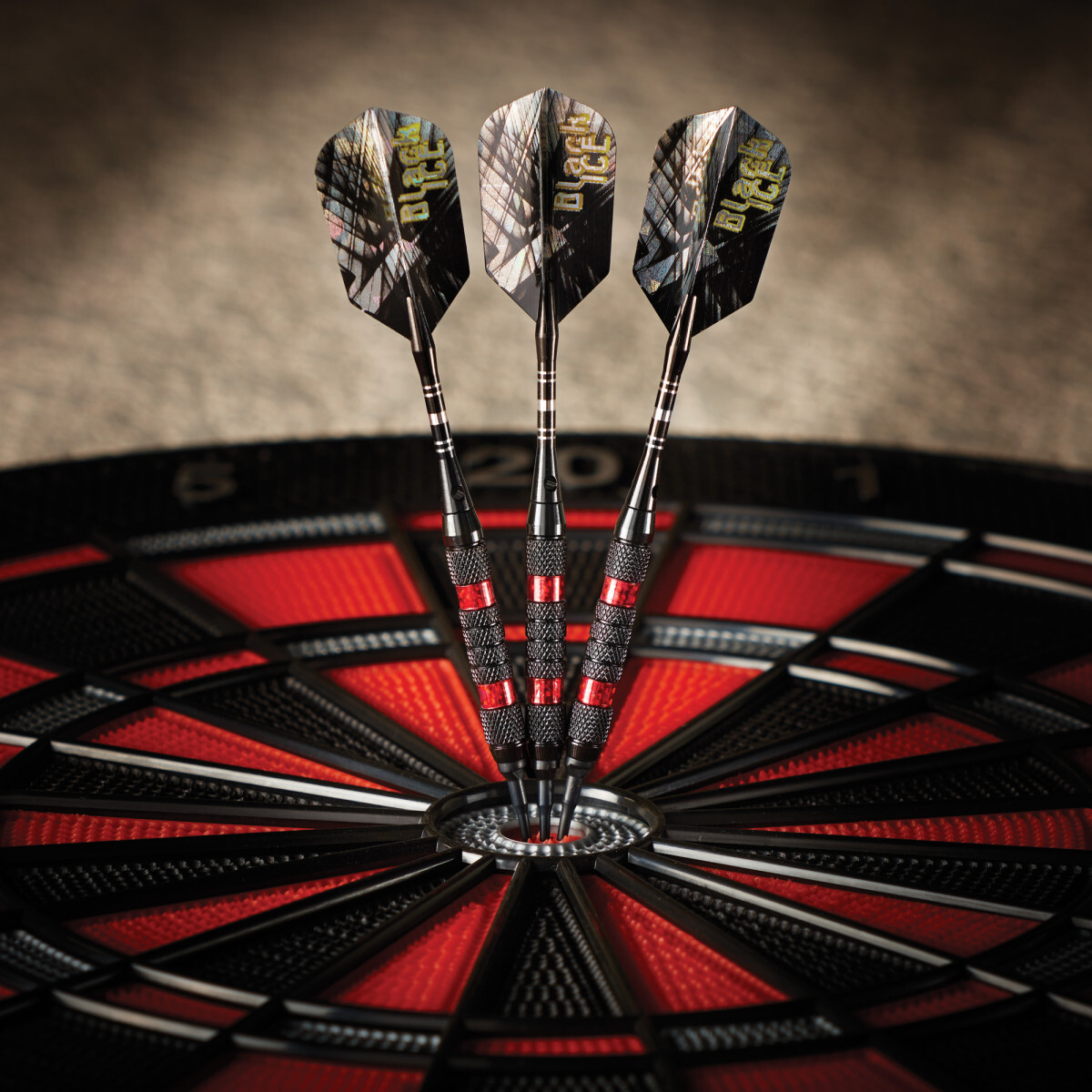 Viper Black Ice Soft Tip Darts - Dartboard Game Accessory - Red - 18 Grams