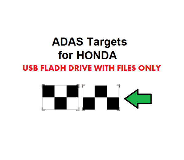 Honda ADAS calibration target boards 07AAK-5K0A100 -USB FLASH DRIVE ONLY