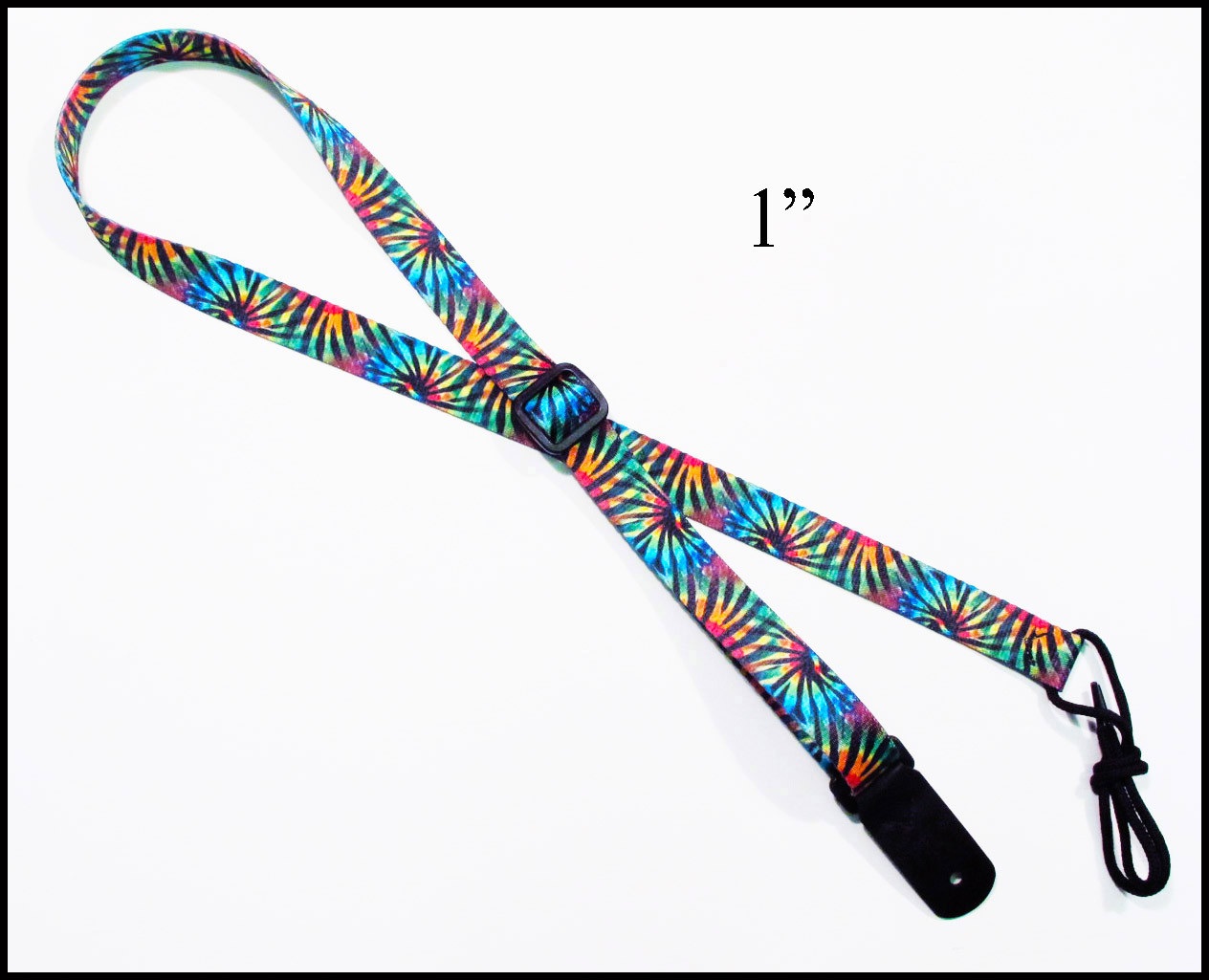Legacystraps Mandolin Strap Ukulele Jungle Tiedye Pattern