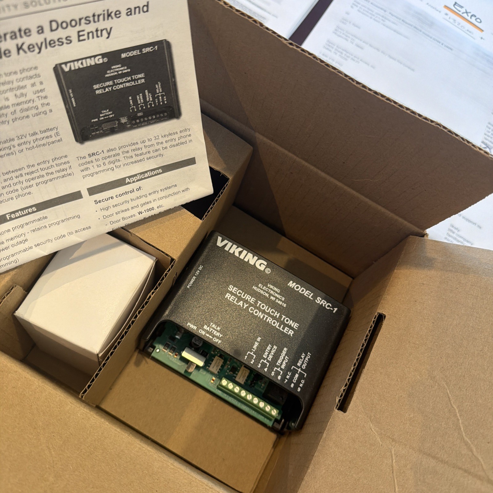 Viking SRC-1 Secure Touch Tone Relay Controller. New Open Box. Never Installed.