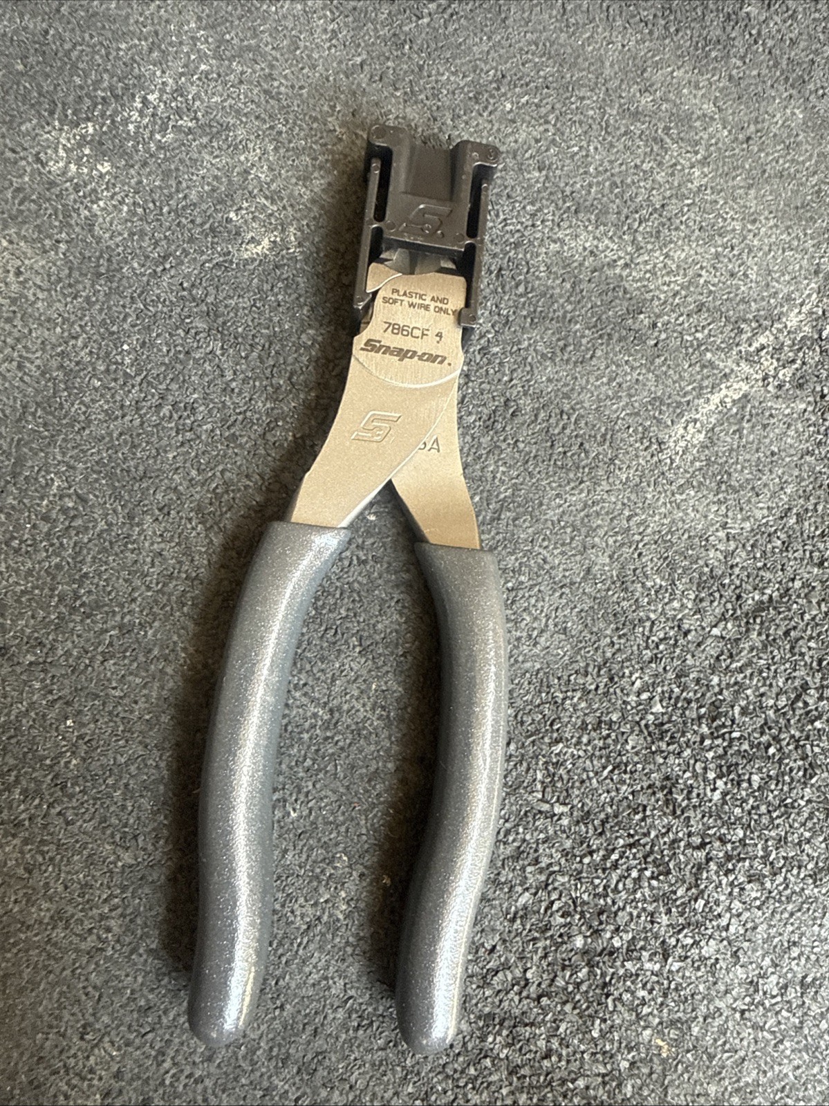 For Snap-on 786CFDT DIAGONAL FLUSH CUTTER PLIERS  6" *DARK TITANIUM HANDLES*