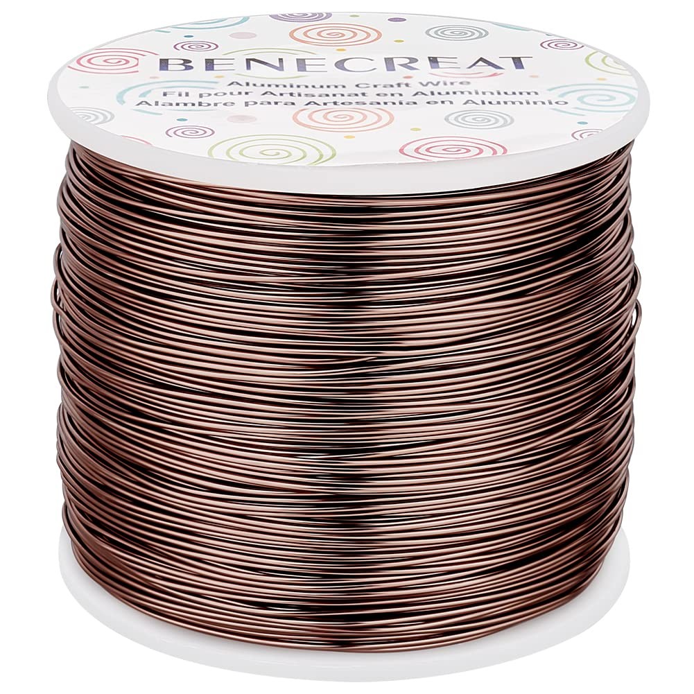 20 Gauge 770FT Brown Aluminum Wire Anodized Jewelry Craft Making Beading