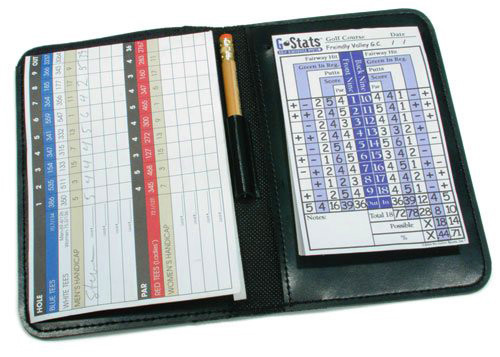 G Stats Golf Score and Statistic Tracking System - Stat Scorecard Book / Booklet