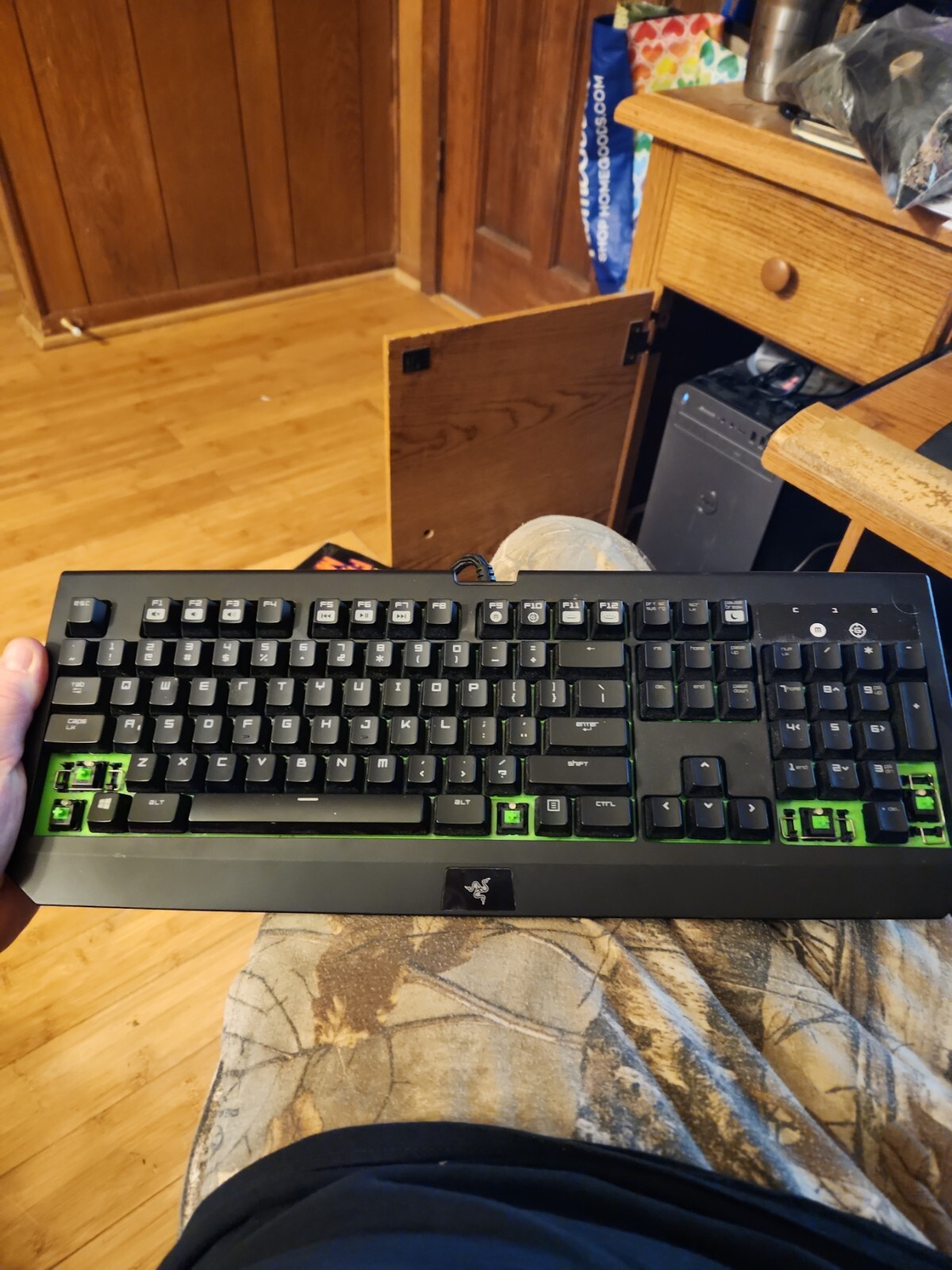 Razor Blackwidow Ultimate 2016 Keyboard Replacement Keys Sold By the Key