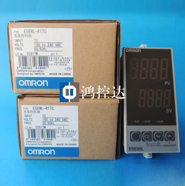 Omron Temperature Controller E5EWL-R1TC 100-240VAC -New  Free Shipping #OM
