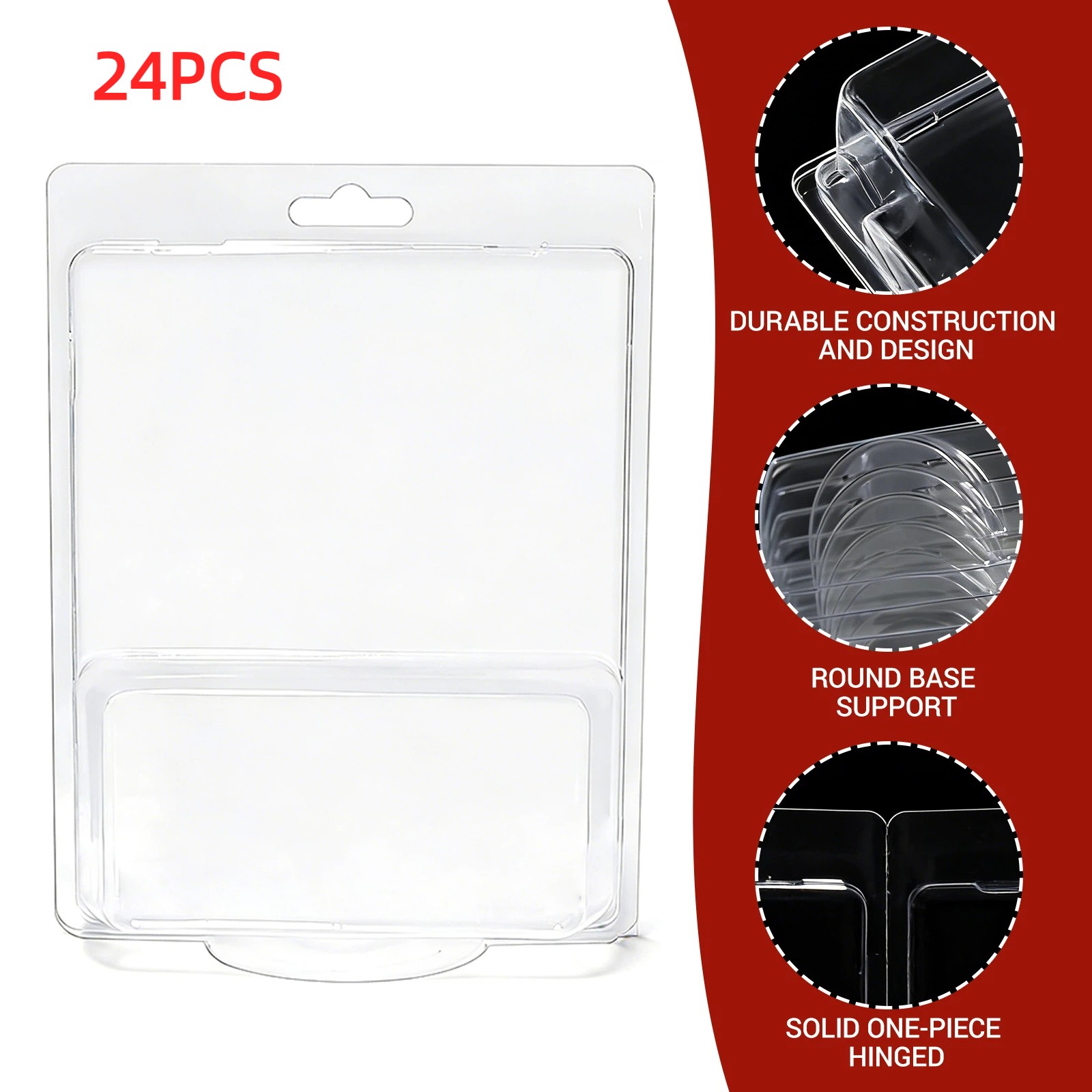 24PCS Protector Case for HW Premium Line / POP Culture Toy Car Diecast Showcase