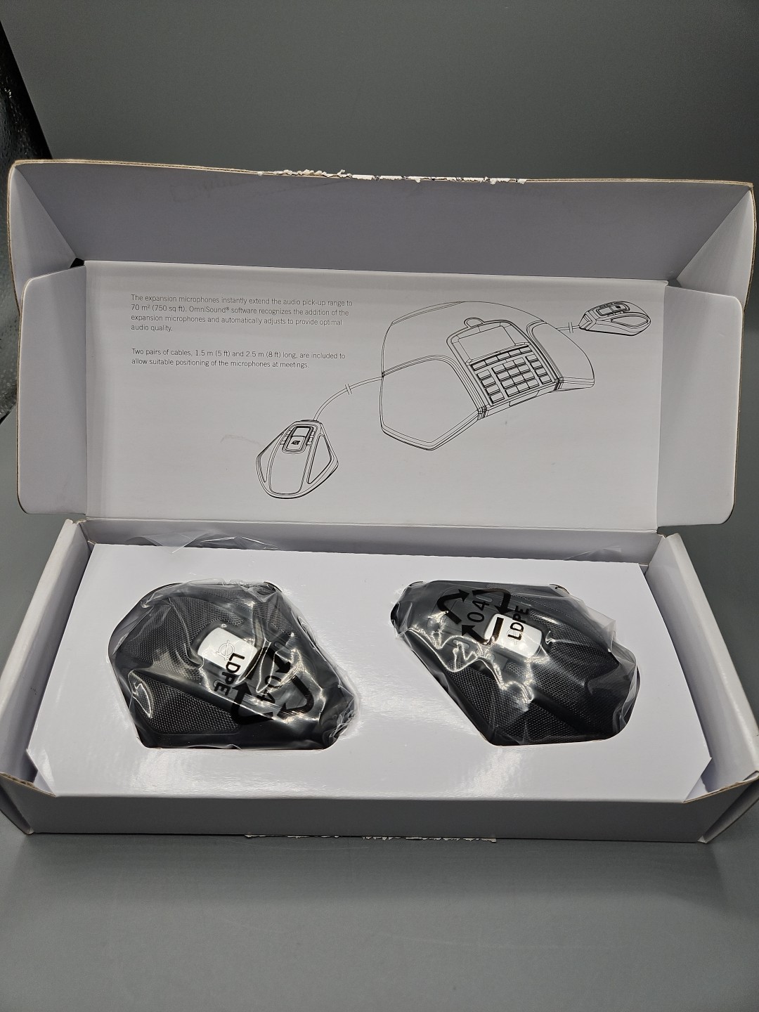 Avaya - 700501539 - Expansion Microphone B100 - Set of Two New Open Box