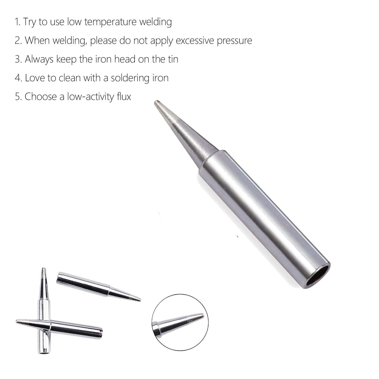 Soldering Iron Tips,900M Solder Tip Replacement, Solder Welding Replacement T...