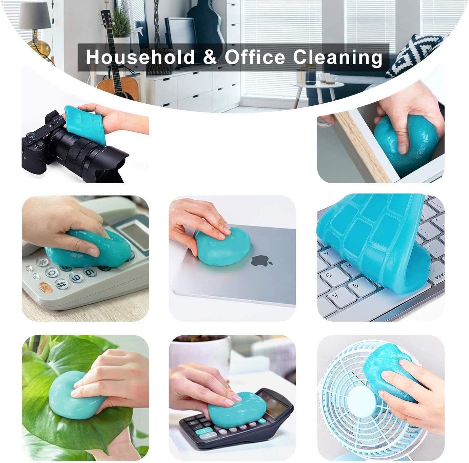 Car Cleaning Gel Putty Interior Dust Remover Slime Laptop Keyboard Cleaner