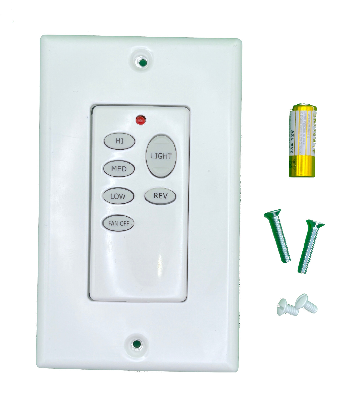 Emerson Fan SW114 Wireless BATTERY POWERED Wall Control In WHITE