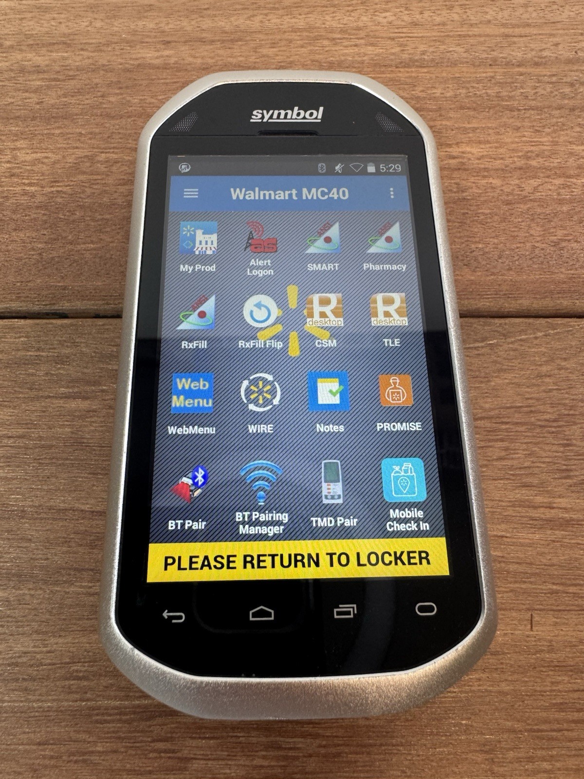 Symbol Zebra Motorola MC40 Touch Computer Scanner with Walmart Software TESTED