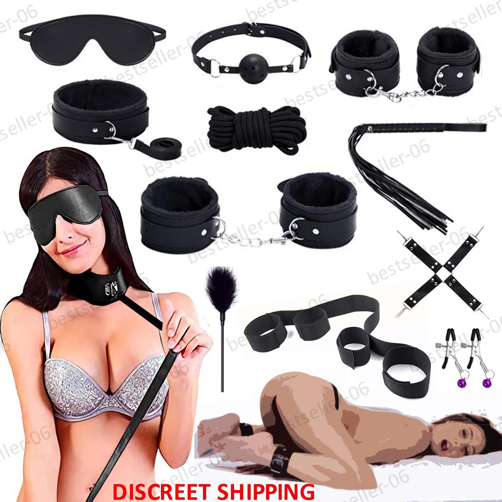 Juguetes sexuales para mujeres Parejas Esposas Bondage Restricciones Sexo Juegos