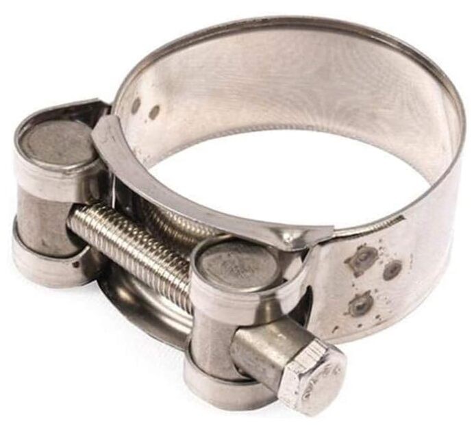 Stainless Steel Exhaust Clamp (48-51mm),Heavy-Duty Band Clamp Replacement for