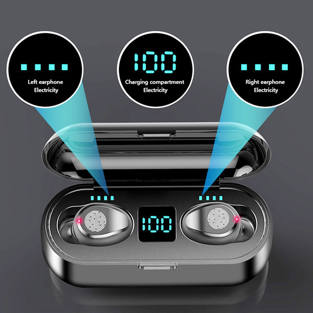 Wireless Bluetooth Earbuds Waterproof Headset Noise Cancelling Bluetooth 5.3 TWS