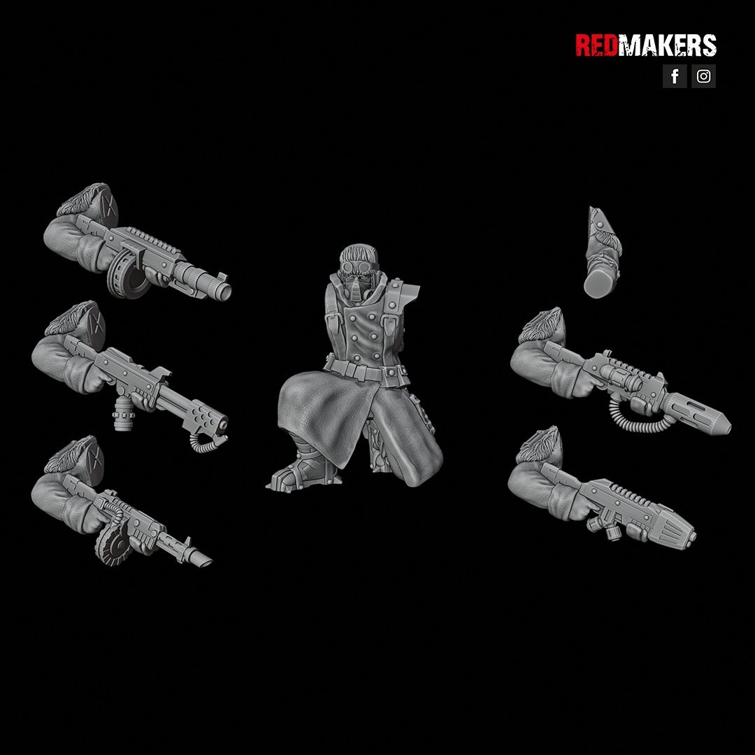 ICE WARRIORS INFANTRY GRENADE LAUNCHER SET (8U)
