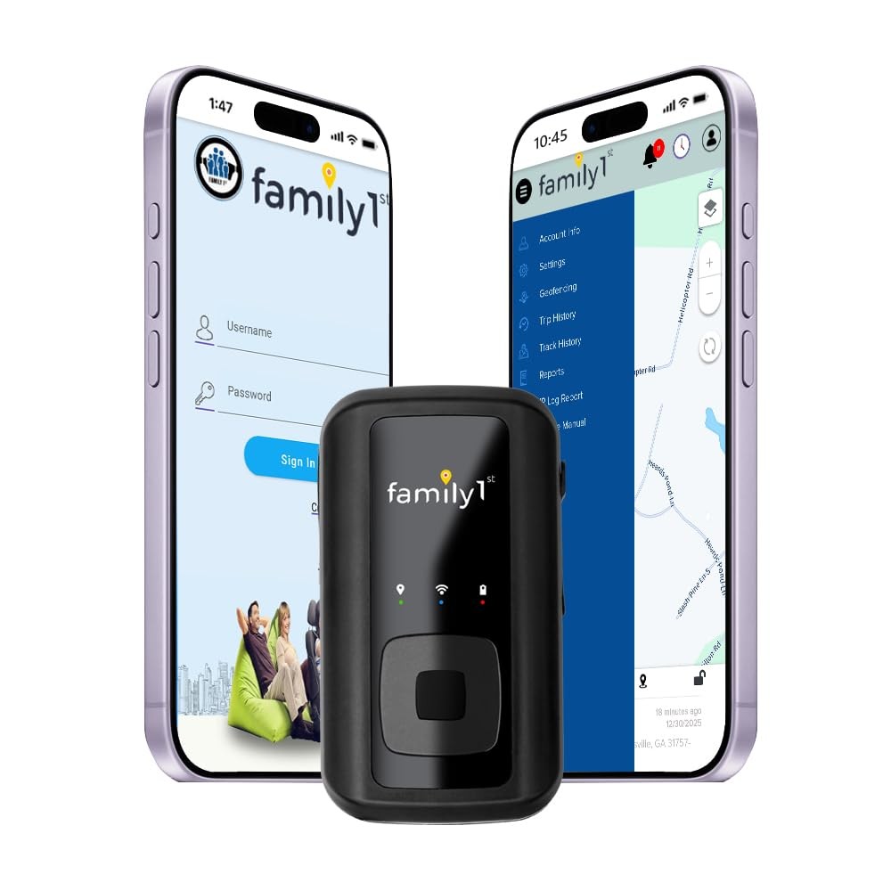 Family1st Portable Automobile GPS Trackers for Vehicles, Cars, Loved Ones, Re...