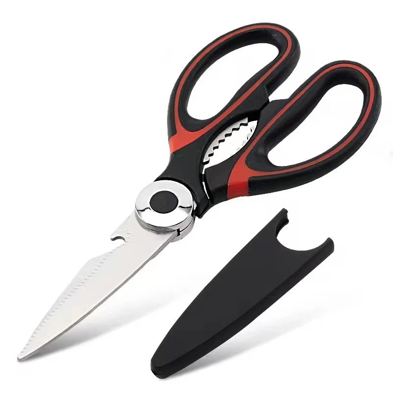 Multifunction Kitchen Scissors Stainless Steel Meat Fish Utility Shears
