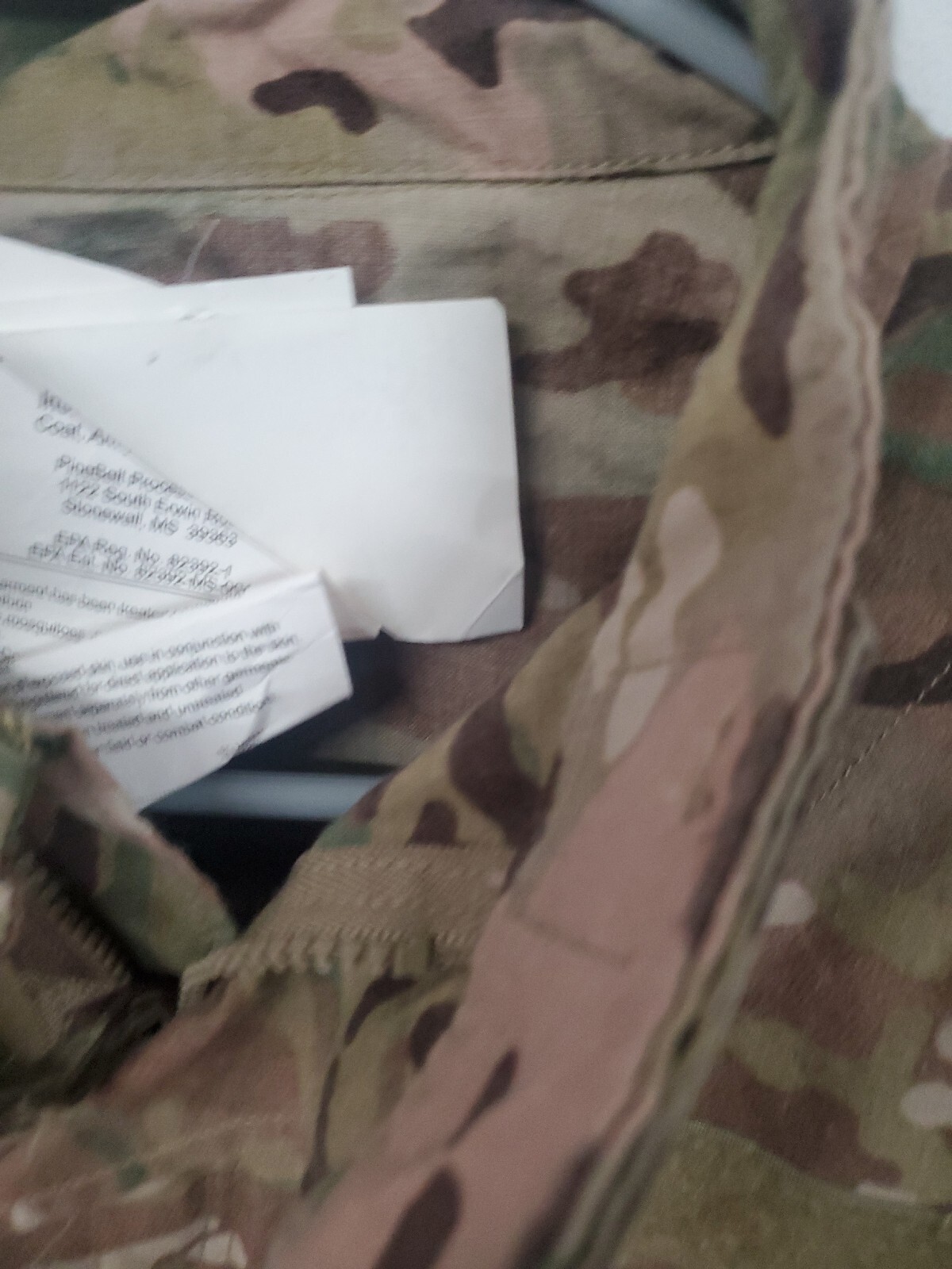 US ARMY ISSUE MULTICAM - FLAME RESISTANT Small Long jacket top new