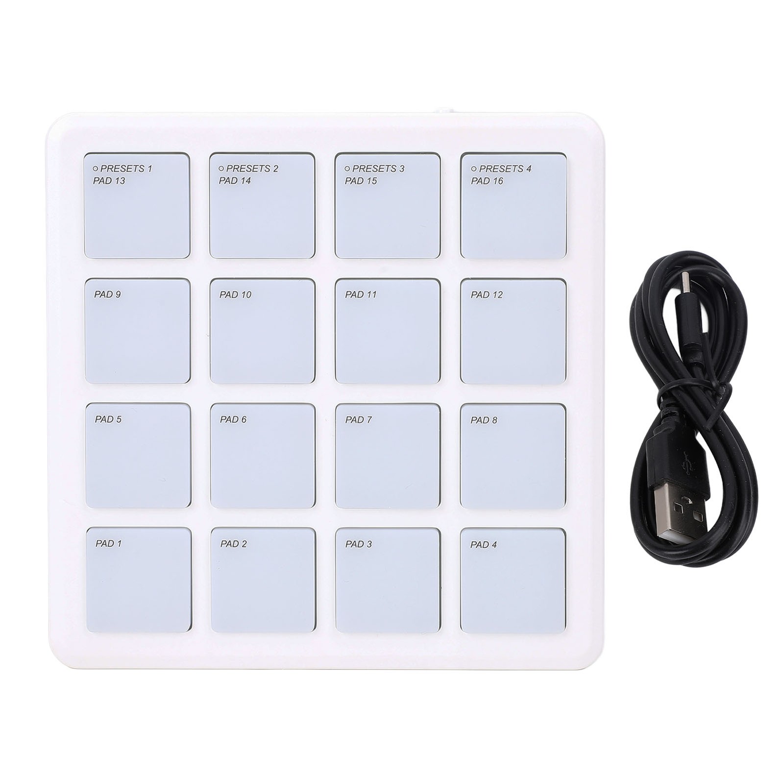 Wireless MIDI Controller Pad RGB Backlight Portable USB C MIDI Controller S NPSZ