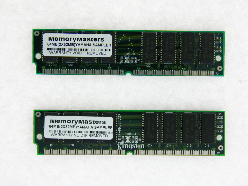 64MB 2x32MB MEMORY RAM UPGRADE 4 YAMAHA MOTIF 6 7 8 SU700 EX5 EX5R EX7 RS7000