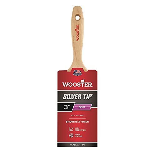 Wooster Brush 5222-3 Paintbrush, 3 Inch,Silver,white  Assorted Sizes