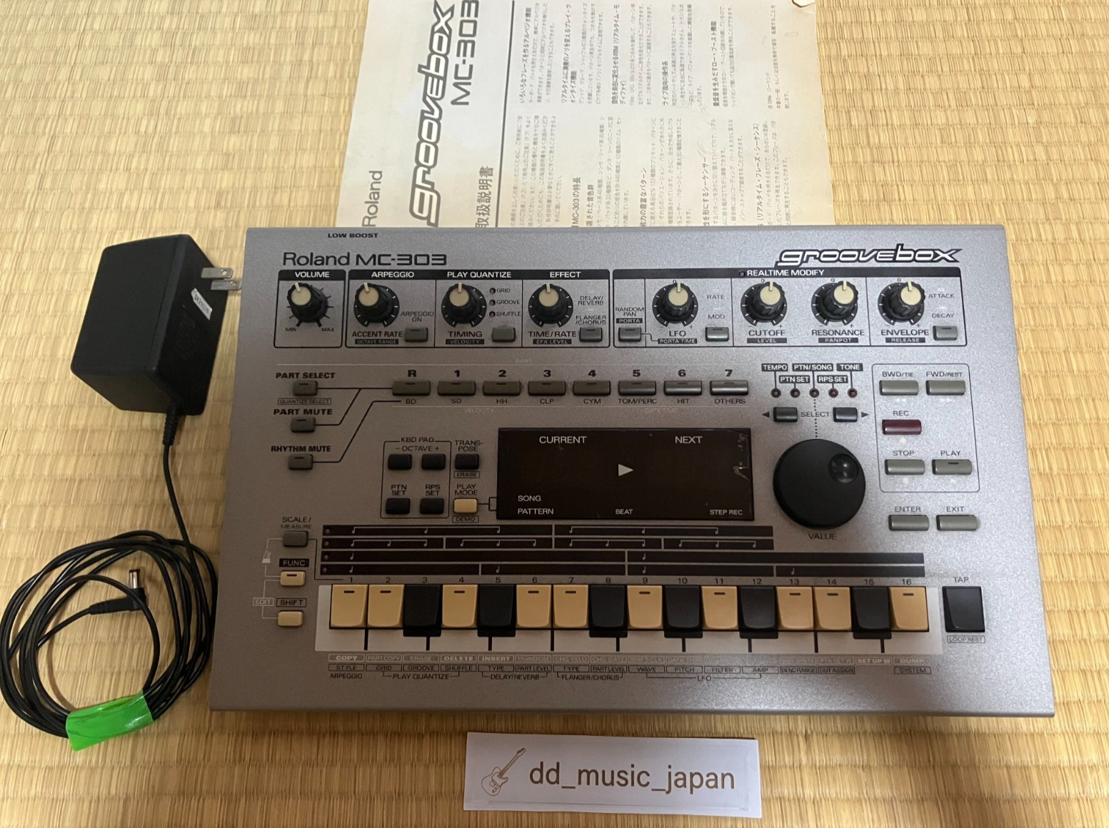 Roland MC-303 Sequencer Groovebox Drum Machine Sound Module Tested Used
