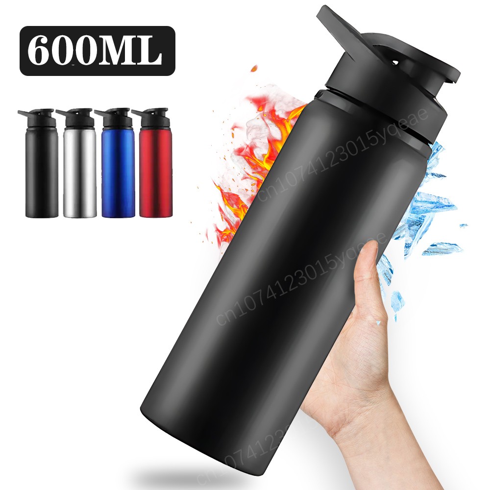 Metal Portable Water Bottle Leakproof Reusable Outdoor Sports Cup for Cycling Hi