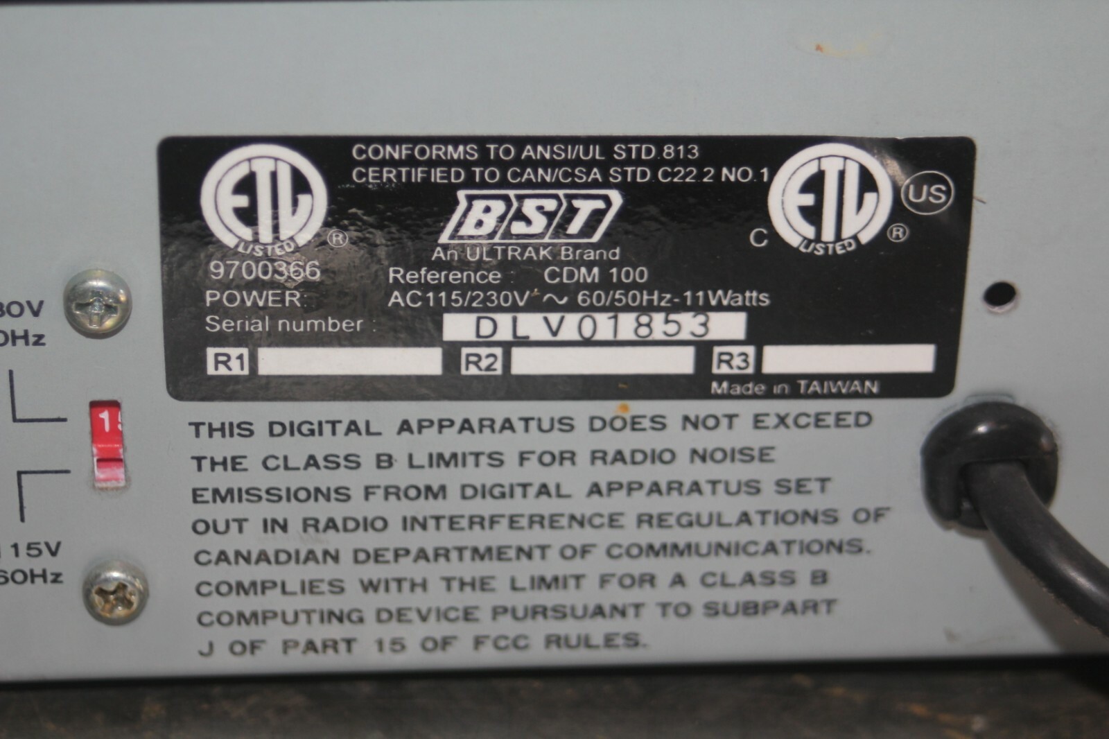 BST Mixing CD Player CDM-100