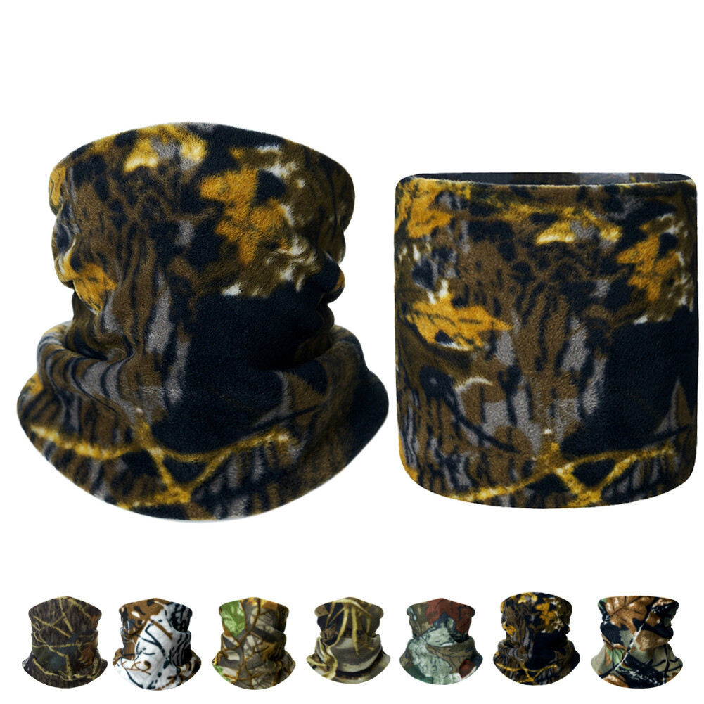 Tactical Camo Neck Gaiter Cover Face Masks Cycling Hunting Hiking Camping Scarf