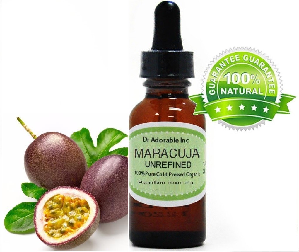 1 Oz UNREFINED Maracuja Virgin Passion Fruit Seed Oil Pure Organic Skin Body