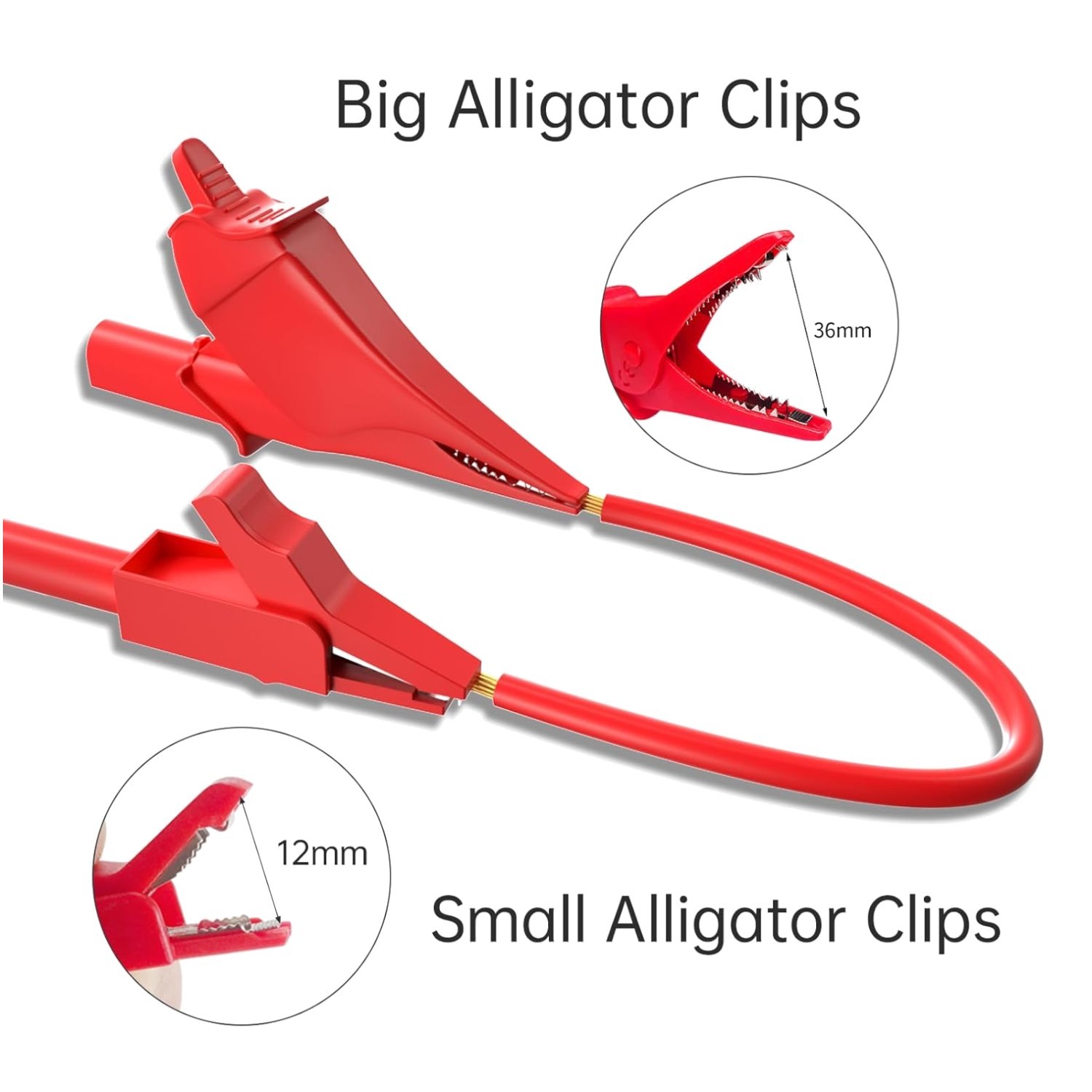 Silicone Testing Tweezers Set - 25PCS Multimeter Kit